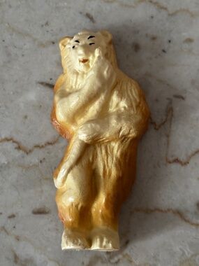 Rare Vintage 1989 Wizard of Oz Cowardly Lion 3D Fridge Magnet | Turner Entertain